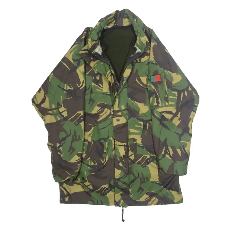 Mens Jacket Green Camouflage XL