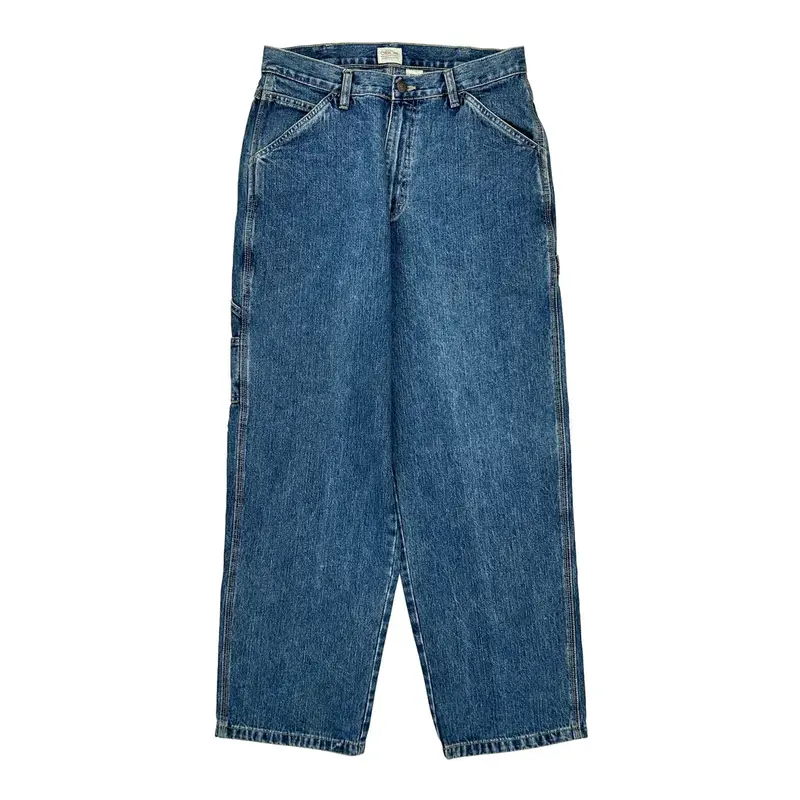 Cherokee Baggy Carpenter Jeans - 30W 29L Blue Cotton