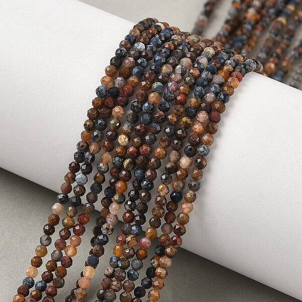 Natural Pietersute Beads Strands