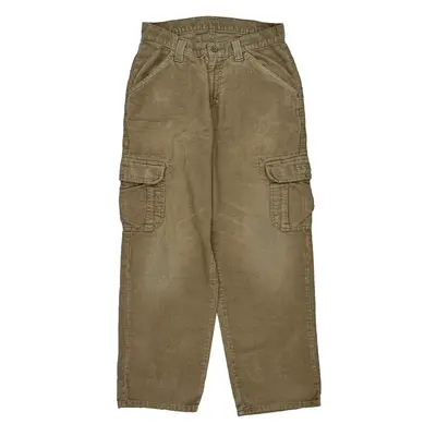 Wrangler Cargo Cord Trousers - 30? Waist Khaki Cotton