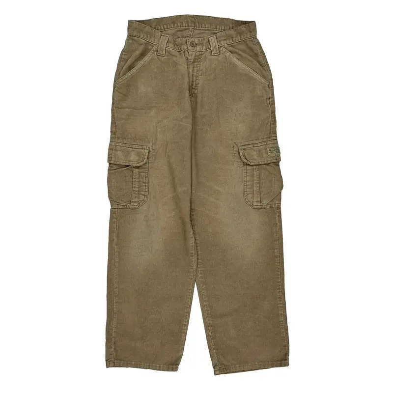 Wrangler Cargo Cord Trousers - 30? Waist Khaki Cotton