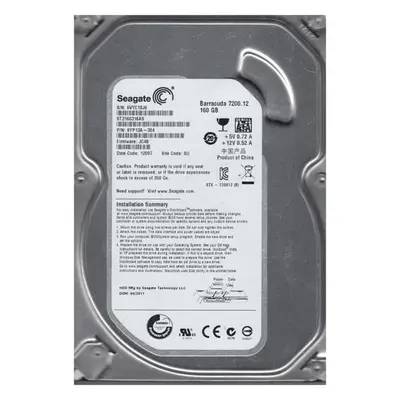 9YP13A-304 Seagate BarraCuda 7200.12 160GB 3.5-inch 6GB/s SATA NCQ 7200RPM 8MB Cache Desktop Hard Drive