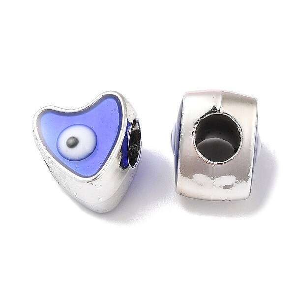 CCB Plastic Enamel European Beads