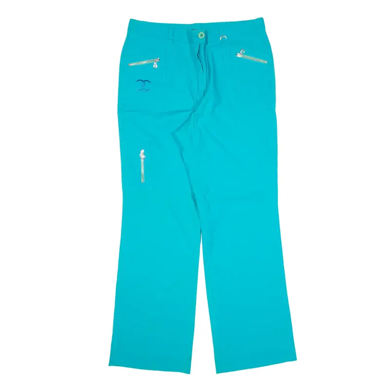 Trousers Blue Regular Straight Womens W30 L27