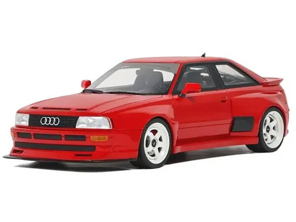 2021 Audi 80 Coupe Prior Design Misano Red Limited Edition to 2500 pieces Worldwide 1/18 Model Car by Otto Mobile