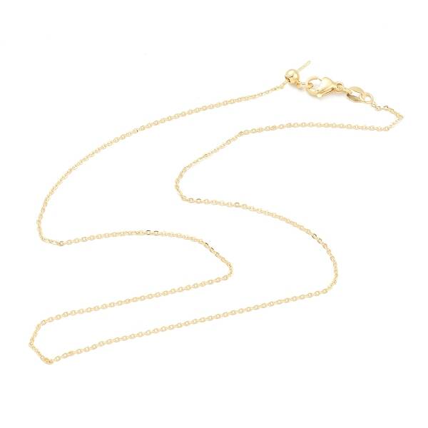 Brass Cable Chain Necklaces Making