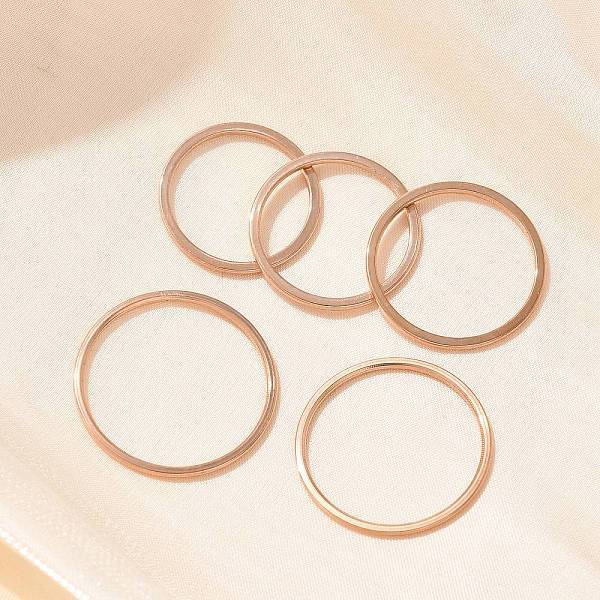 304 Stainless Steel Plain Band Rings