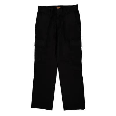 Task Cargo Trousers - 32W 31L Black Polyester Blend