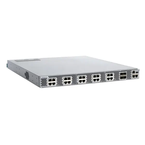 DCS-7120T-4S-R Arista 7100T 20x 1/10GBASE-T (RJ-45) and 4 SFP+ Ports Switch Front-to-rear Airflow Fans 2x 760W AC Power Suppl...
