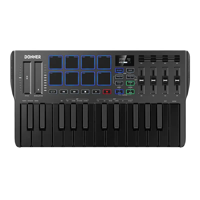 Donner DMK-25 PRO MIDI Keyboard - Black