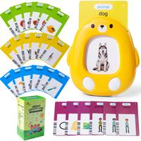 Talking Flash Cards Toy for Kids - English Language Learning Set for Toddlers & Preschoolers - Interactive Tapping Game with ...