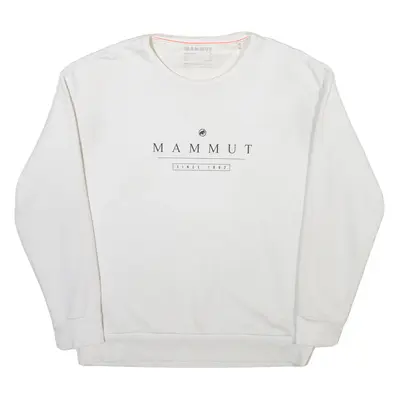 MAMMUT Mens Sweatshirt White M