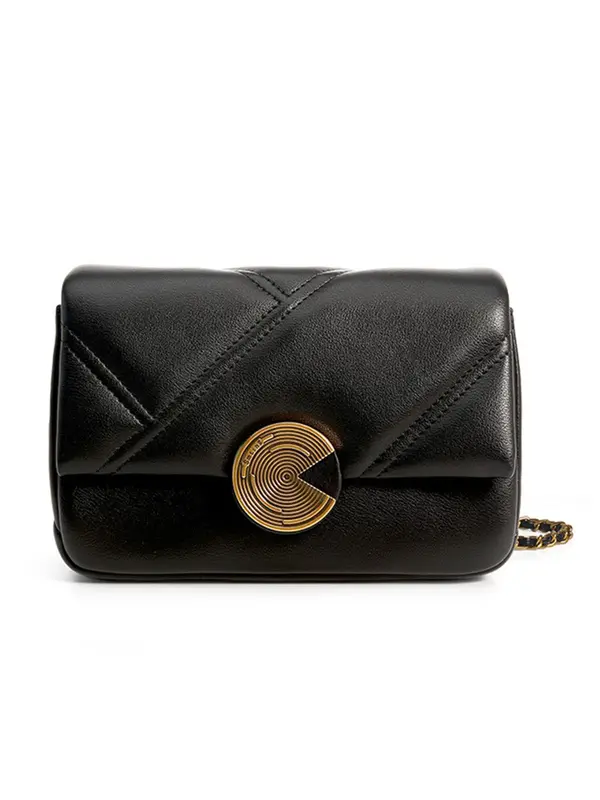 Smting  quilted chain bag with Disc Lock