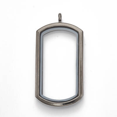 Alloy Magnetic Locket Big Pendants