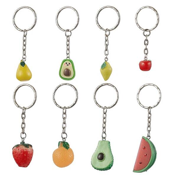 Alloy with Resin Keychain