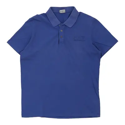 Emporio Armani Polo Shirt - XL Blue Cotton