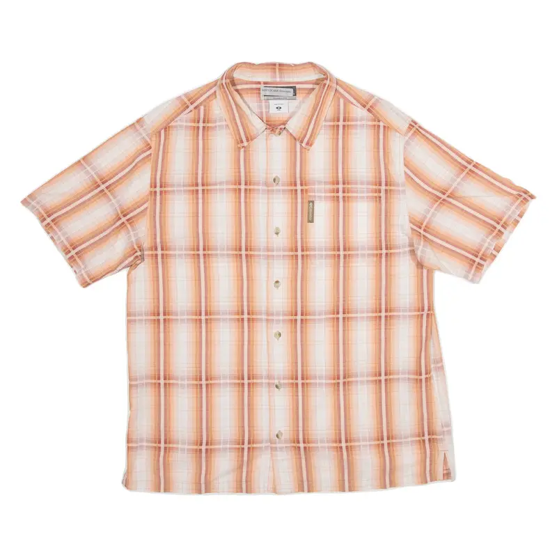 COLUMBIA Sottocasa Giovanni Mens Shirt Orange Check M