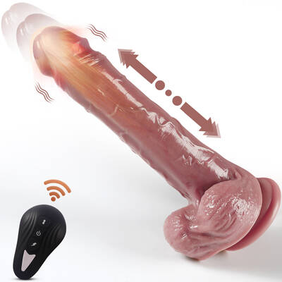 Thrusting Vibrating Dildo with Remote | Pulsating & Hands-Free