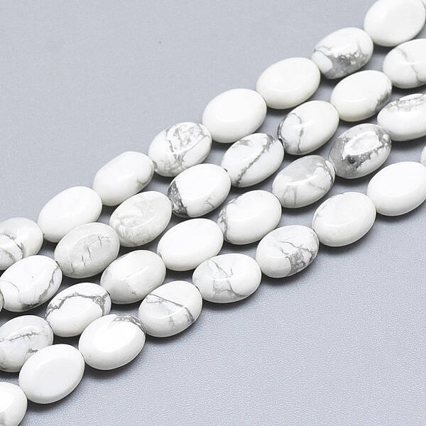 Natural Howlite Beads Strands