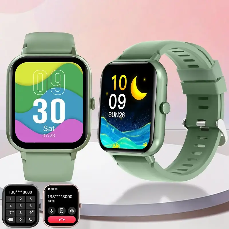 1.83 Touch Screen Smart Watch, Digital Fitness Watches with Call Function & 100+ Sports Modes, Multifunctional Electronic F...