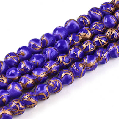 Baking Painted Glass Beads Strands