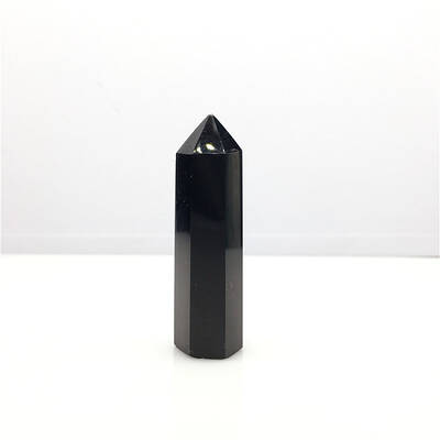 Point Tower Natural Obsidian Home Display Decoration