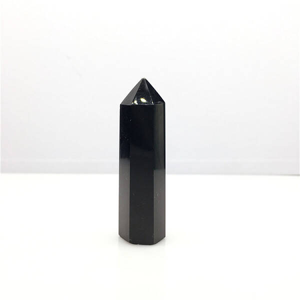 Point Tower Natural Obsidian Home Display Decoration