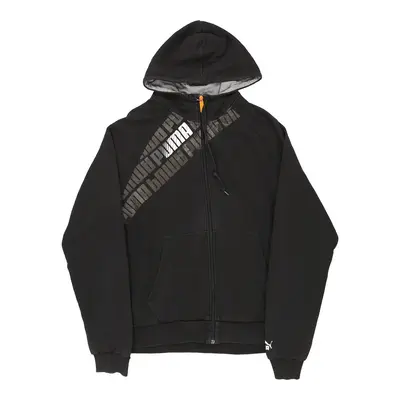 Puma Spellout Hoodie - XL Black Cotton