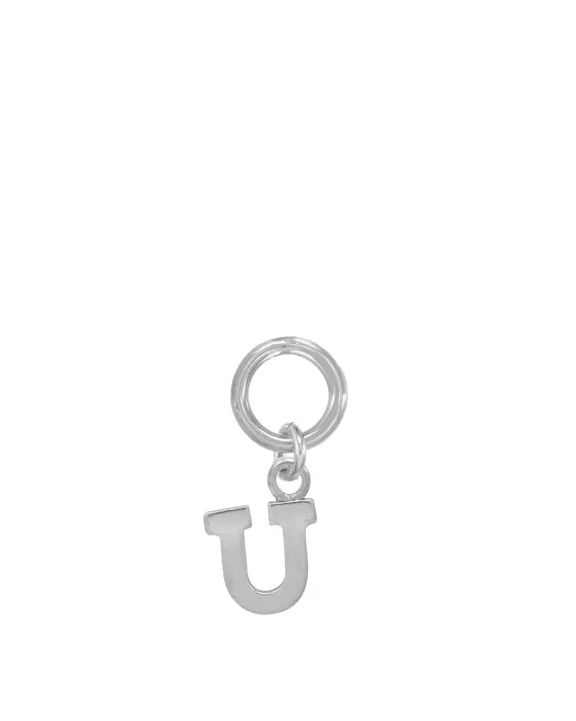 One Love Initial Charms | Metal Color: Silver | Style: U