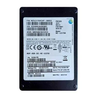 NetApp X439A-R6 | 1.6TB SAS 6Gb/s Solid State Drive for DS224x