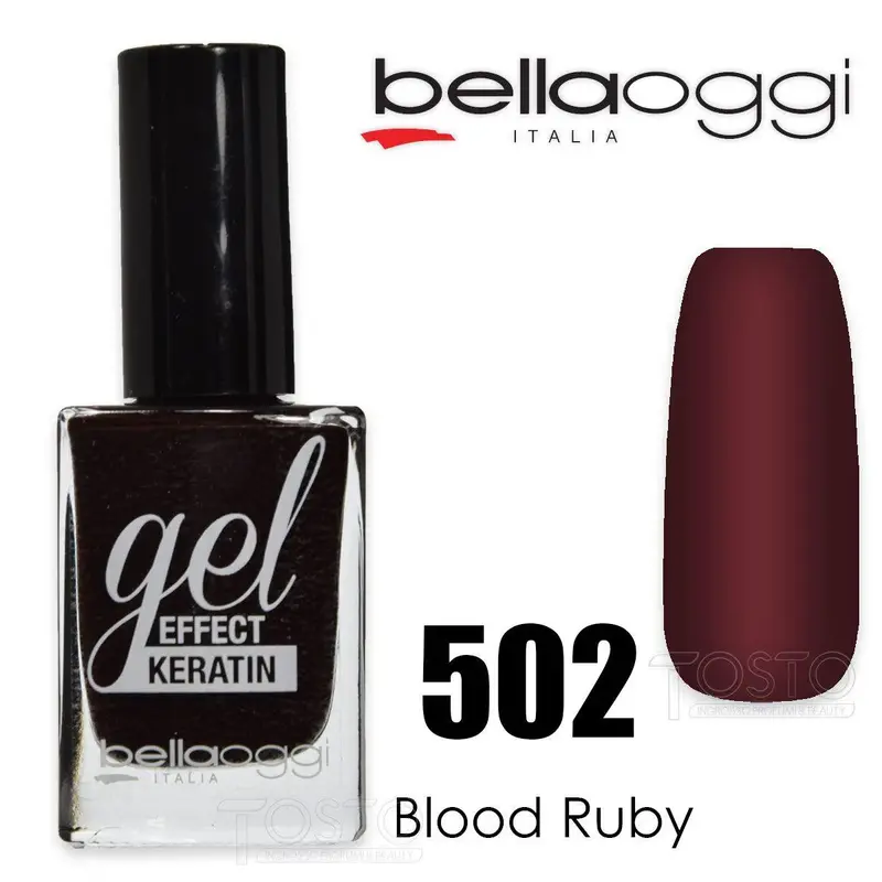 Gel effect keratin gel effect nail polish with keratin 502