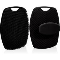 Silicone Body Scrubber, 2 Counts/set Shower Scrubber with Non-slip Handle, Bathing Accessories for Home Bathroom