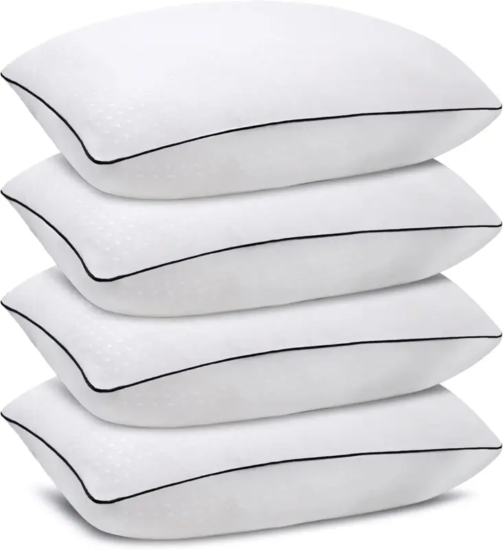Premium Hotel Collection Bed Pillows 2-Pack - Advanced Support & Plush Comfort for All Sleep Positions