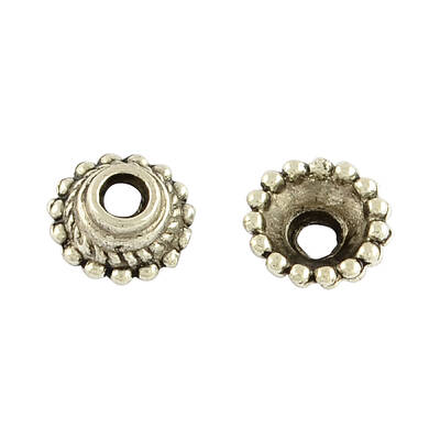 Apetalous Alloy Bead Caps