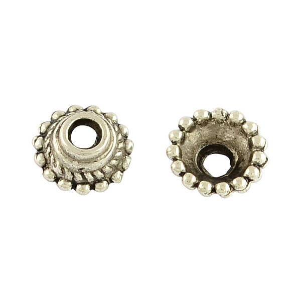 Apetalous Alloy Bead Caps