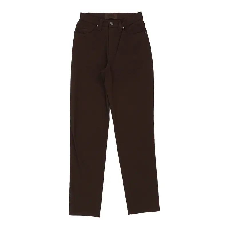 Versace Jeans Couture Trousers - 26W UK 6 Brown Nylon Blend | Size: UK 6