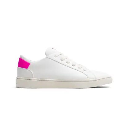 Men's Lace Up | White-Hot Pink | Size: 11.5