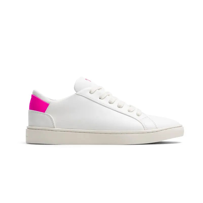 Men's Lace Up | White-Hot Pink | Size: 11.5