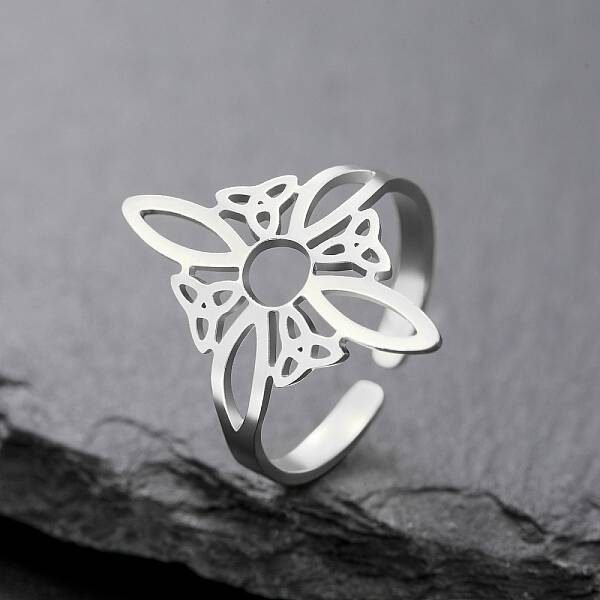 304 Stainless Steel Adjustable Cuff Rings