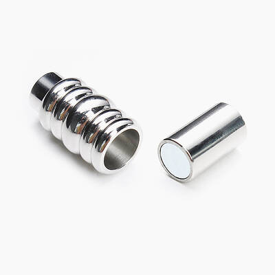 Tarnish Resistant 304 Stainless Steel Magnetic Clasps with Glue-in Ends