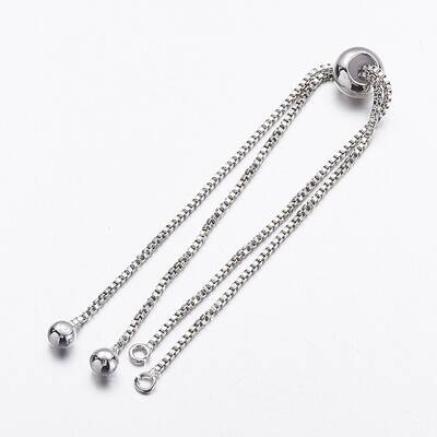Brass Box Chain Bracelet Making