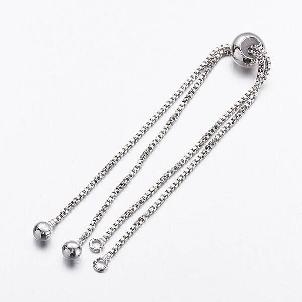 Brass Box Chain Bracelet Making