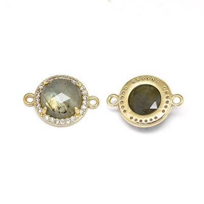 Natural Labradorite Links connectors