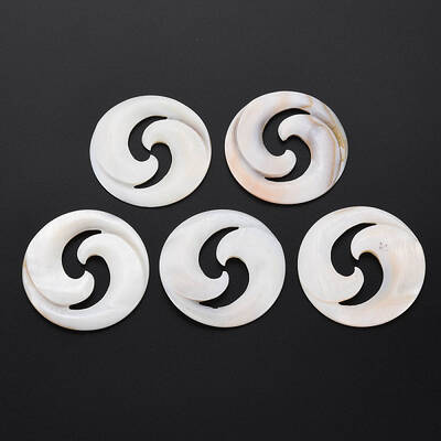 Natural Freshwater Shell Cabochons