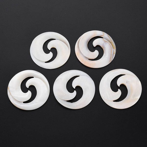 Natural Freshwater Shell Cabochons