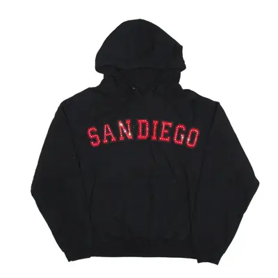 ACTIVE San Diego Hoodie Black Pullover Mens M