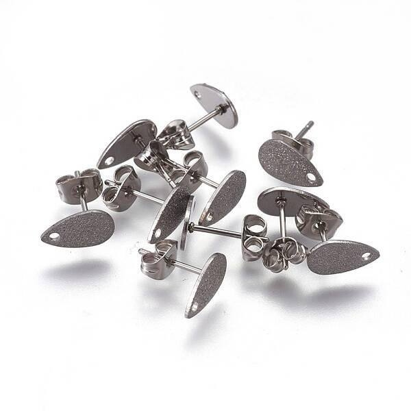 Tarnish Resistant 304 Stainless Steel Stud Earring Findings