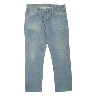 LEVI'S 511 Jeans Mens Blue Slim Straight Stone Wash W36 L32