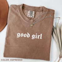 Comfort Colors Good Girl Romance Club, Graphic Printed Tee, Book Lover Shirt, Sweet Girl Tee, Women Oversized Shirts