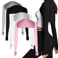 4pcs Women's Sun Protection Arm Sleeves With Shoulder Strap For Uv Protection, Sports, Cycling, Driving, Daily Wear